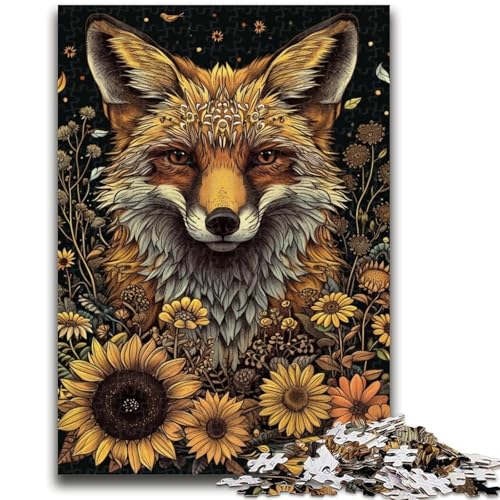 Puzzle 1000 Teile für Jugendliche Sonnenblumenfuchs für und ab 14 Jahren Mitmachspiel Weihnachtsspiel Geschenke 38x26cm Puzzle 1000 Teile für Jugendliche Sonnenblumenfuchs für und ab 14 Jahren Mitmachspiel Weihnachtsspiel Geschenke 38x26cm von LYXIANY
