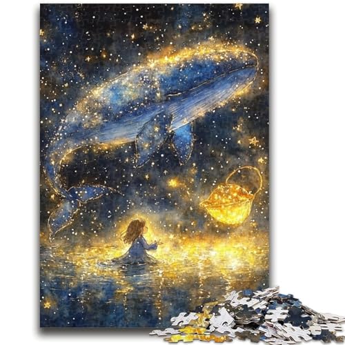 Puzzle 1000 Teile für Jugendliche Sternenwal für und ab 14 Jahren Mitmachspiel Weihnachtsspiel Geschenke 50x75cm Puzzle 1000 Teile für Jugendliche Sternenwal für und ab 14 Jahren Mitmachspiel Weihnachtsspiel Geschenke 50x75cm von LYXIANY