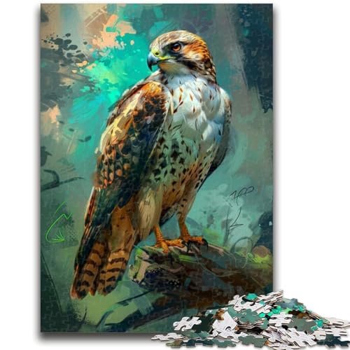 Puzzle 1000 Teile für Teenager, Adler, ab 14 Jahren, Quizspiel, Spaß für zu Hause, Aktivitäten, Geburtstagsgeschenk, Reisegeschenke, 26x38cm von LYXIANY
