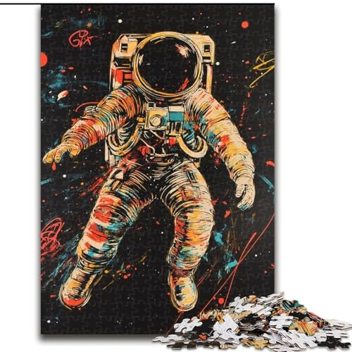 Puzzle 1000 Teile für Teenager, Astronaut, Familienunterhaltungsspielzeug ganze Familie, 50x75cm Puzzle 1000 Teile für Teenager, Astronaut, Familienunterhaltungsspielzeug ganze Familie, 50x75cm von LYXIANY