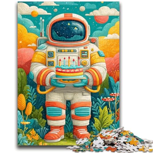 Puzzle 1000 Teile für Teenager, Astronautengeburtstag, ab 14 Jahren, Denksportspiel, Erwachsene und Teenager, 26x38cm Puzzle 1000 Teile für Teenager, Astronautengeburtstag, ab 14 Jahren, Denksportspiel, Erwachsene und Teenager, 26x38cm von LYXIANY