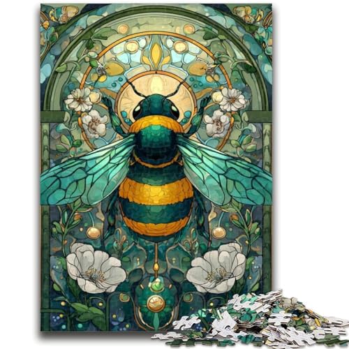 Puzzle 1000 Teile für Teenager, Biene, für Kinder ab 14 Jahren, pädagogische Herausforderung, lustige Aktivitäten zu Hause, Geburtstagsgeschenke, Reisegeschenke, 38x26cm Puzzle 1000 Teile für Teenager, Biene, für Kinder ab 14 Jahren, pädagogische Herausforderung, lustige Aktivitäten zu Hause, Geburtstagsgeschenke, Reisegeschenke, 38x26cm von LYXIANY