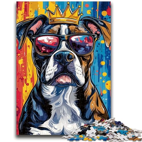 Puzzle 1000 Teile für Teenager, Boxerhund-Spielzeug, Denkspiel zur Heimdekoration, für Kinder ab 14 Jahren, 26x38cm von LYXIANY