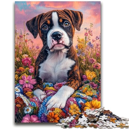 Puzzle 1000 Teile für Teenager, Boxerhund-Spielzeug, Denkspiel zur Heimdekoration, für Kinder ab 14 Jahren, 50x75cm von LYXIANY