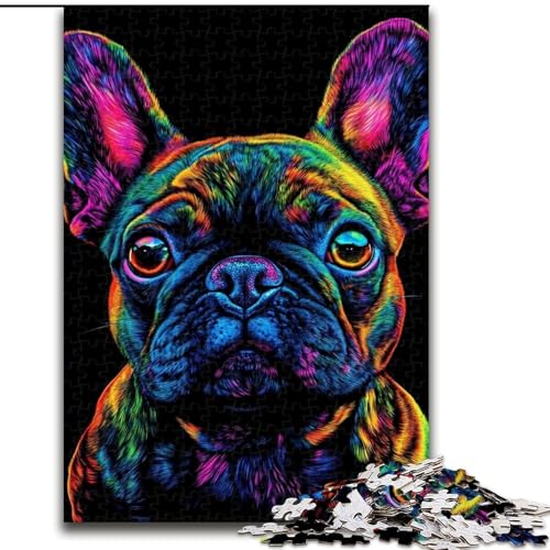 Puzzle 1000 Teile für Teenager, Bulldogge, Spielzeug, Lernspiele, Stressabbau, tolle Geschenke und Spielzeuge, 38x26cm Puzzle 1000 Teile für Teenager, Bulldogge, Spielzeug, Lernspiele, Stressabbau, tolle Geschenke und Spielzeuge, 38x26cm von LYXIANY