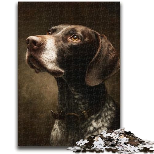 Puzzle 1000 Teile für Teenager, Deutscher Kurzhaar, ab 14 Jahren, Quizspiel, Spaß für zu Hause, Geburtstagsgeschenk, Reisegeschenk, 26x38cm von LYXIANY