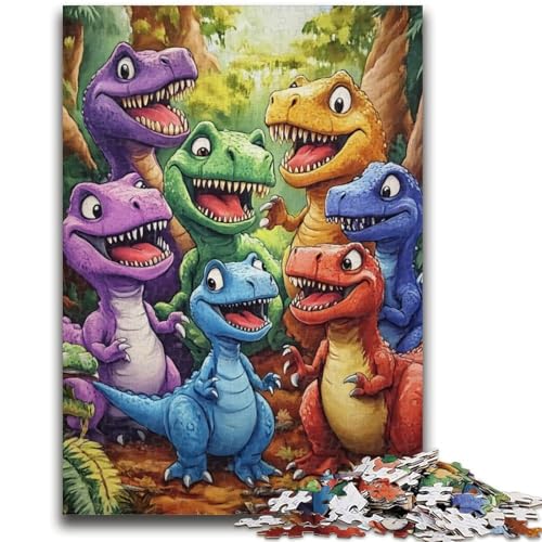 Puzzle 1000 Teile für Teenager, Dinosaurier-Spielzeug, Denkspiel zur Heimdekoration, für Kinder ab 14 Jahren, 50x75cm Puzzle 1000 Teile für Teenager, Dinosaurier-Spielzeug, Denkspiel zur Heimdekoration, für Kinder ab 14 Jahren, 50x75cm von LYXIANY