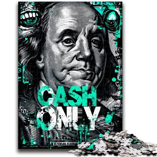 Puzzle 1000 Teile für Teenager, Dollar, ab 14 Jahren, Denksportspiel, Erwachsene und Teenager, 50x75cm Puzzle 1000 Teile für Teenager, Dollar, ab 14 Jahren, Denksportspiel, Erwachsene und Teenager, 50x75cm von LYXIANY