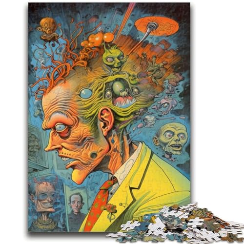 Puzzle 1000 Teile für Teenager, Dr Monster, Lernspielzeug, Spaß bei Aktivitäten zu Hause, Geburtstagsgeschenk, Reisegeschenke, 50x75cm von LYXIANY