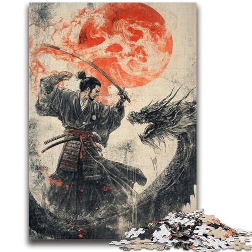 Puzzle 1000 Teile für Teenager, Fantasy-Drachenspielzeug, Denkspiel zur Heimdekoration, für Kinder ab 14 Jahren, 50x75cm von LYXIANY