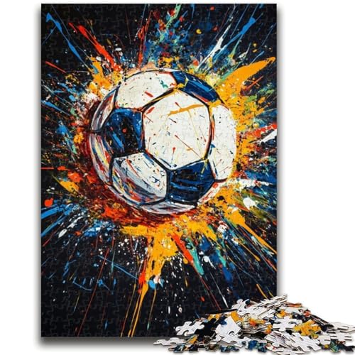 Puzzle 1000 Teile für Teenager, Fußball, ab 14 Jahren, Denksportspiel, Erwachsene und Teenager, 26x38cm Puzzle 1000 Teile für Teenager, Fußball, ab 14 Jahren, Denksportspiel, Erwachsene und Teenager, 26x38cm von LYXIANY