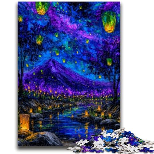 Puzzle 1000 Teile für Teenager, Geheimnisvoller Berg Fuji, Spielzeug, Denkspiel für die Heimdekoration, für Kinder ab 14 Jahren, 50x75cm Puzzle 1000 Teile für Teenager, Geheimnisvoller Berg Fuji, Spielzeug, Denkspiel für die Heimdekoration, für Kinder ab 14 Jahren, 50x75cm von LYXIANY