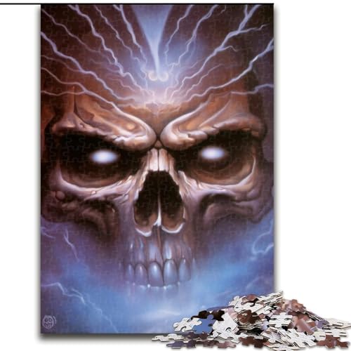 Puzzle 1000 Teile für Teenager, Geschenke, Blitzskelett, Spielzeug, Lernspiele, Stressabbau, tolle Geschenke und Spielzeuge, 50x75cm Puzzle 1000 Teile für Teenager, Geschenke, Blitzskelett, Spielzeug, Lernspiele, Stressabbau, tolle Geschenke und Spielzeuge, 50x75cm von LYXIANY