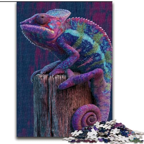 Puzzle 1000 Teile für Teenager, Geschenke, Farbchamäleon, Spielzeug, Lernspiele, Stressabbau, Künstlersammlung, Bildende Kunst, 50x75cm Puzzle 1000 Teile für Teenager, Geschenke, Farbchamäleon, Spielzeug, Lernspiele, Stressabbau, Künstlersammlung, Bildende Kunst, 50x75cm von LYXIANY
