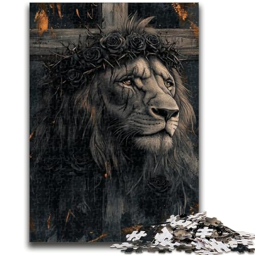 Puzzle 1000 Teile für Teenager, Geschenke, Löwenkunst, Lernspiele, Heimdekoration, Lernspiel für Geburtstag, Weihnachten, 26x38cm Puzzle 1000 Teile für Teenager, Geschenke, Löwenkunst, Lernspiele, Heimdekoration, Lernspiel für Geburtstag, Weihnachten, 26x38cm von LYXIANY