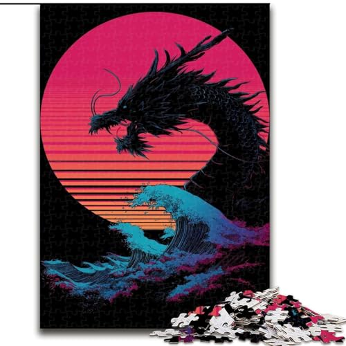 Puzzle 1000 Teile für Teenager, Geschenke, Neondrache, Spielzeug, Lernspiele, Stressabbau, tolle Geschenke und Spielzeuge, 38x26cm Puzzle 1000 Teile für Teenager, Geschenke, Neondrache, Spielzeug, Lernspiele, Stressabbau, tolle Geschenke und Spielzeuge, 38x26cm von LYXIANY