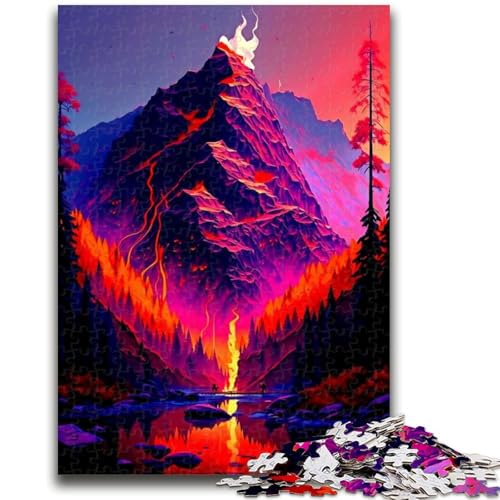 Puzzle 1000 Teile für Teenager, Geschenke, bunter Berg, hilft dem Gehirn, süchtig machendes Spielzeug zu trainieren, um Geduld zu fördern, EIN Kunstwerk, 50x75cm Puzzle 1000 Teile für Teenager, Geschenke, bunter Berg, hilft dem Gehirn, süchtig machendes Spielzeug zu trainieren, um Geduld zu fördern, EIN Kunstwerk, 50x75cm von LYXIANY