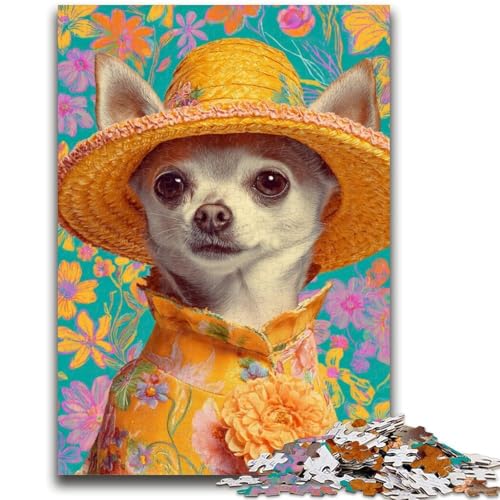 Puzzle 1000 Teile für Teenager, Geschenke, modischer Chihuahua, Familienunterhaltungsspielzeug, Lernspiel für Geburtstag, Weihnachten, für Kinder ab 14 Jahren, 26x38cm Puzzle 1000 Teile für Teenager, Geschenke, modischer Chihuahua, Familienunterhaltungsspielzeug, Lernspiel für Geburtstag, Weihnachten, für Kinder ab 14 Jahren, 26x38cm von LYXIANY