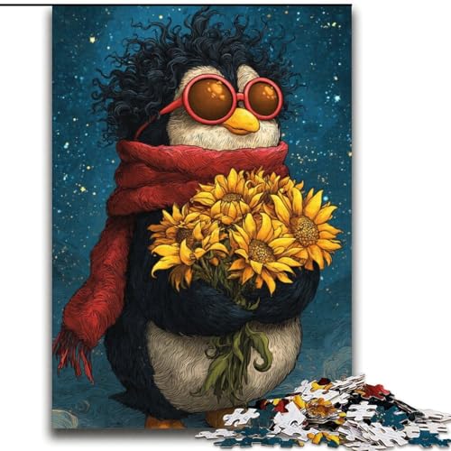 Puzzle 1000 Teile für Teenager, Geschenke für Cartoon-Tiere, Stressabbau, schwierige Herausforderung, ganze Familie, 38x52cm von LYXIANY
