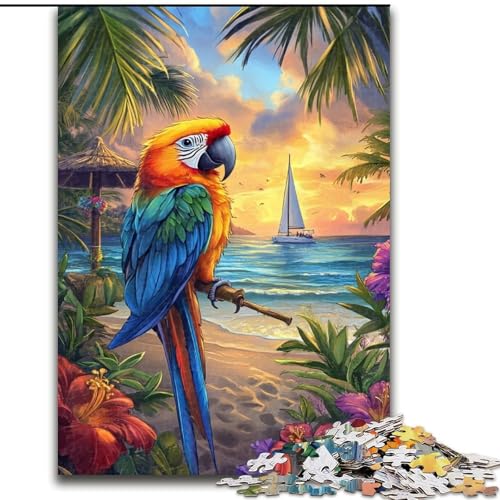Puzzle 1000 Teile für Teenager, Geschenke für Papageien am Meer, Lernspielzeug, Familienspiele, Lernspiel zum Geburtstag, Weihnachten, 50x75cm Puzzle 1000 Teile für Teenager, Geschenke für Papageien am Meer, Lernspielzeug, Familienspiele, Lernspiel zum Geburtstag, Weihnachten, 50x75cm von LYXIANY