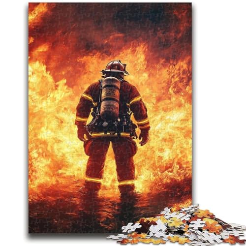 Puzzle 1000 Teile für Teenager, Geschenke zum Thema Feuerwehrmann, ab 14 Jahren, Quizspiel, Spaß bei Aktivitäten zu Hause, Geburtstagsgeschenk, Reisegeschenke, 38x26cm Puzzle 1000 Teile für Teenager, Geschenke zum Thema Feuerwehrmann, ab 14 Jahren, Quizspiel, Spaß bei Aktivitäten zu Hause, Geburtstagsgeschenk, Reisegeschenke, 38x26cm von LYXIANY
