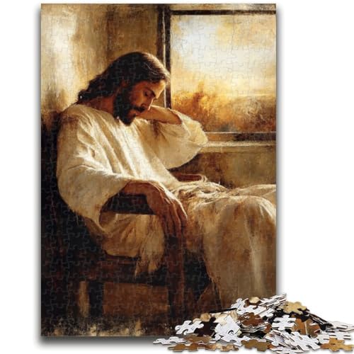 Puzzle 1000 Teile für Teenager, Jesus, Stressabbau, schwierige Herausforderung, gutes Geschenk für die ganze Familie, 50x75cm von LYXIANY
