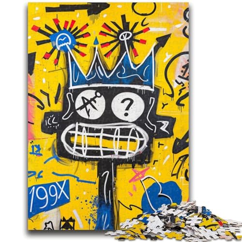 Puzzle 1000 Teile für Teenager, Kinderspielzeug im Basquiat-Stil, Denkspiel zur Heimdekoration, für Kinder ab 14 Jahren, 26x38cm Puzzle 1000 Teile für Teenager, Kinderspielzeug im Basquiat-Stil, Denkspiel zur Heimdekoration, für Kinder ab 14 Jahren, 26x38cm von LYXIANY
