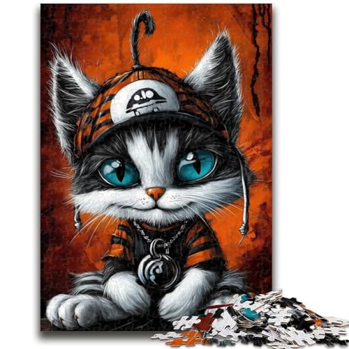 Puzzle 1000 Teile für Teenager, Kunst, Katzenspielzeug, Lernspiele, Stressabbau, Eltern-Kind-Interaktion, für Kinder ab 14 Jahren, 50x75cm Puzzle 1000 Teile für Teenager, Kunst, Katzenspielzeug, Lernspiele, Stressabbau, Eltern-Kind-Interaktion, für Kinder ab 14 Jahren, 50x75cm von LYXIANY