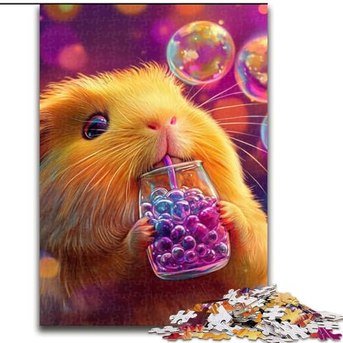 Puzzle 1000 Teile für Teenager, Meerschweinchen, anspruchsvolles Spiel und Familienspiel, Lernspiel zum Geburtstag, Weihnachten, 50x75cm von LYXIANY