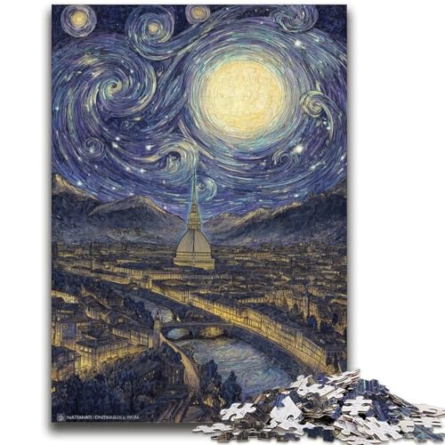 Puzzle 1000 Teile für Teenager, Nachthimmel-Spielzeug, Denkspiel zur Heimdekoration, für Kinder ab 14 Jahren, 50x75cm Puzzle 1000 Teile für Teenager, Nachthimmel-Spielzeug, Denkspiel zur Heimdekoration, für Kinder ab 14 Jahren, 50x75cm von LYXIANY