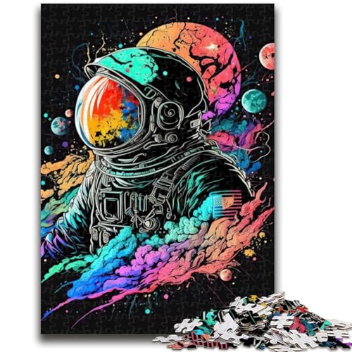 Puzzle 1000 Teile für Teenager, Neon-Astronaut, ab 14 Jahren, Quizspiel, Spaß für zu Hause, Geburtstagsgeschenk, Reisegeschenke, 50x75cm von LYXIANY
