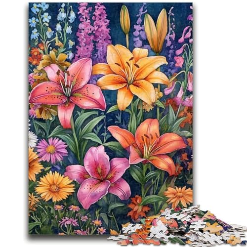 Puzzle 1000 Teile für Teenager, Orchideenblumen, Spielzeug, Denkspiel zur Heimdekoration, für Kinder ab 14 Jahren, 50x75cm Puzzle 1000 Teile für Teenager, Orchideenblumen, Spielzeug, Denkspiel zur Heimdekoration, für Kinder ab 14 Jahren, 50x75cm von LYXIANY