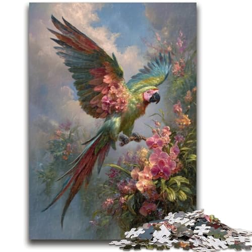 Puzzle 1000 Teile für Teenager, Papagei, ab 14 Jahren, Quizspiel, Spaß für zu Hause, Aktivitäten, Geburtstagsgeschenk, Reisegeschenke, 26x38cm Puzzle 1000 Teile für Teenager, Papagei, ab 14 Jahren, Quizspiel, Spaß für zu Hause, Aktivitäten, Geburtstagsgeschenk, Reisegeschenke, 26x38cm von LYXIANY