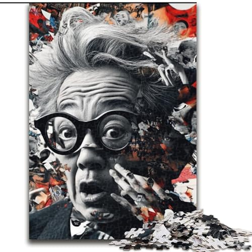 Puzzle 1000 Teile für Teenager, Psychedelische Kunst, Familienunterhaltungsspielzeug ganze Familie, 50x75cm von LYXIANY
