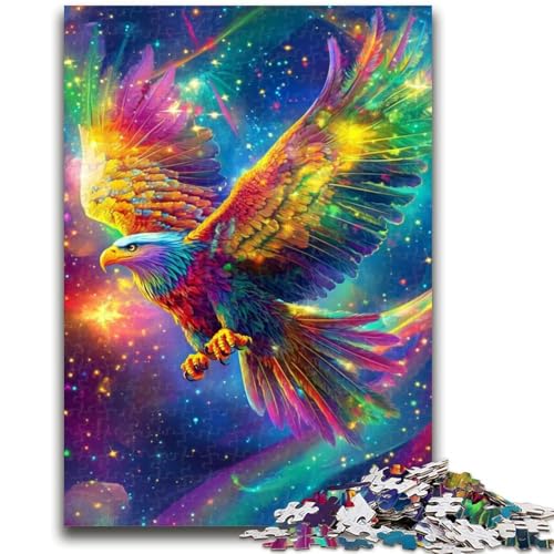 Puzzle 1000 Teile für Teenager, Regenbogenadler, ab 14 Jahren, Quizspiel, Spaß für zu Hause, Geburtstagsgeschenk, Reisegeschenk, 50x75cm von LYXIANY