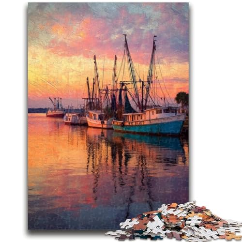 Puzzle 1000 Teile für Teenager, Segelboot-Ölgemälde, für Alter 14+, Quizspiel, Spaß bei Heimaktivitäten, Geburtstagsgeschenk, Reisegeschenke, 50x75cm Puzzle 1000 Teile für Teenager, Segelboot-Ölgemälde, für Alter 14+, Quizspiel, Spaß bei Heimaktivitäten, Geburtstagsgeschenk, Reisegeschenke, 50x75cm von LYXIANY