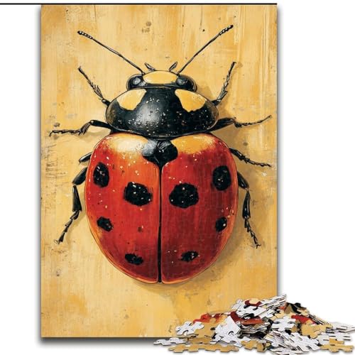 Puzzle 1000 Teile für Teenager, Siebenpunkt-Marienkäfer, anspruchsvolles Spiel und Familienspiel, Lernspiel zum Geburtstag, Weihnachten, 38x26cm Puzzle 1000 Teile für Teenager, Siebenpunkt-Marienkäfer, anspruchsvolles Spiel und Familienspiel, Lernspiel zum Geburtstag, Weihnachten, 38x26cm von LYXIANY