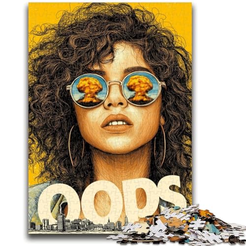 Puzzle 1000 Teile für Teenager, Sonnenbrillen, Mädchen, ab 14 Jahren, Quizspiel, Spaß für zu Hause, Aktivitäten, Geburtstagsgeschenk, Reisegeschenke, 50x75cm Puzzle 1000 Teile für Teenager, Sonnenbrillen, Mädchen, ab 14 Jahren, Quizspiel, Spaß für zu Hause, Aktivitäten, Geburtstagsgeschenk, Reisegeschenke, 50x75cm von LYXIANY