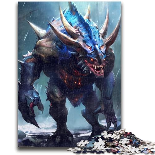 Puzzle 1000 Teile für Teenager, Stachelmonster, ab 14 Jahren, Quizspiel, Spaß für zu Hause, Geburtstagsgeschenk, Reisegeschenk, 50x75cm von LYXIANY