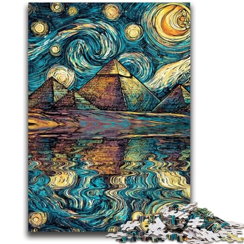 Puzzle 1000 Teile für Teenager, Sternenhimmel-Pyramide, Spielzeug, Denkspiel zur Heimdekoration, für Kinder ab 14 Jahren, 50x75cm Puzzle 1000 Teile für Teenager, Sternenhimmel-Pyramide, Spielzeug, Denkspiel zur Heimdekoration, für Kinder ab 14 Jahren, 50x75cm von LYXIANY