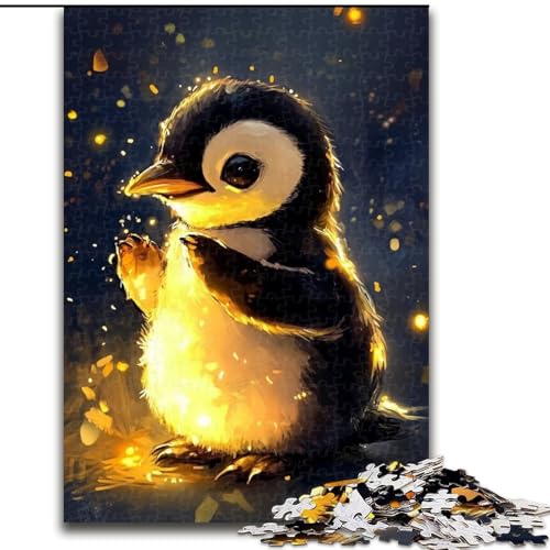 Puzzle 1000 Teile für Teenager, Sternpinguin, Lernspiele, Heimdekoration, ganze Familie (Größe 50x75cm) von LYXIANY