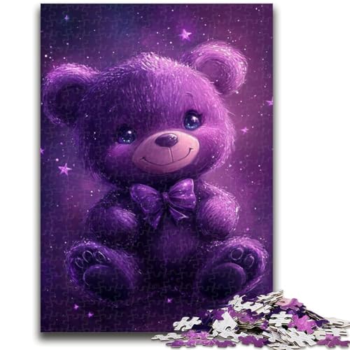 Puzzle 1000 Teile für Teenager, Teddybär, ab 14 Jahren, Quizspiel, Spaß für zu Hause, Geburtstagsgeschenk, Reisegeschenk, 50x75cm von LYXIANY