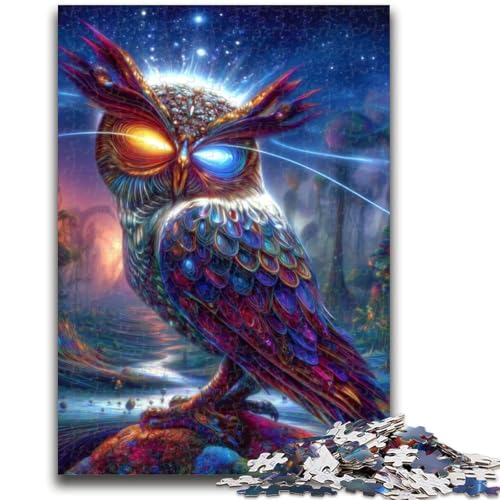 Puzzle 1000 Teile für Teenager, Tier-Fantasie-Eule, ab 14 Jahren, Quizspiel, Spaß für zu Hause, Aktivitäten, Geburtstagsgeschenk, Reisegeschenke, 50x75cm Puzzle 1000 Teile für Teenager, Tier-Fantasie-Eule, ab 14 Jahren, Quizspiel, Spaß für zu Hause, Aktivitäten, Geburtstagsgeschenk, Reisegeschenke, 50x75cm von LYXIANY