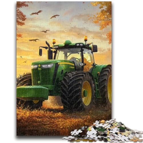 Puzzle 1000 Teile für Teenager, Traktor, ab 14 Jahren, Quizspiel, Spaß für zu Hause, Aktivitäten, Geburtstagsgeschenk, Reisegeschenke, 26x38cm von LYXIANY