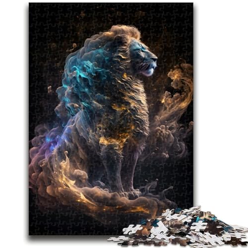 Puzzle 1000 Teile für Teenager, Unendlicher Stolz des Löwen, für Alter 14+, Quizspiel, Spaß bei Heimaktivitäten, Geburtstagsgeschenk, Reisegeschenke, 50x75cm von LYXIANY