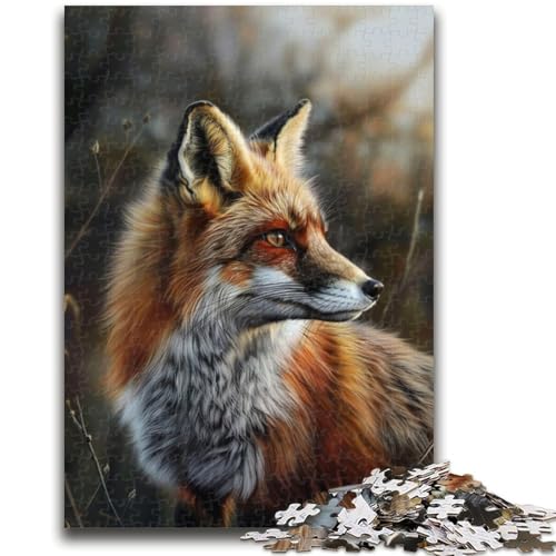 Puzzle 1000 Teile für Teenager, Waldfuchs, ab 14 Jahren, Quizspiel, Spaß für zu Hause, Aktivitäten, Geburtstagsgeschenk, Reisegeschenke, 50x75cm von LYXIANY