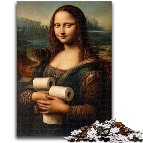Puzzle 1000 Teile für Teenager, abstrakte Mona Lisa, Lernspiele, Wanddekoration, einzigartige Geburtstags, 50x75cm Puzzle 1000 Teile für Teenager, abstrakte Mona Lisa, Lernspiele, Wanddekoration, einzigartige Geburtstags, 50x75cm von LYXIANY