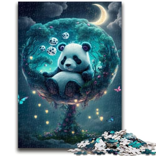 Puzzle 1000 Teile für Teenager, dösender Panda, ab 14 Jahren, Quizspiel, Spaß für zu Hause, Geburtstagsgeschenk, Reisegeschenk, 50x75cm von LYXIANY