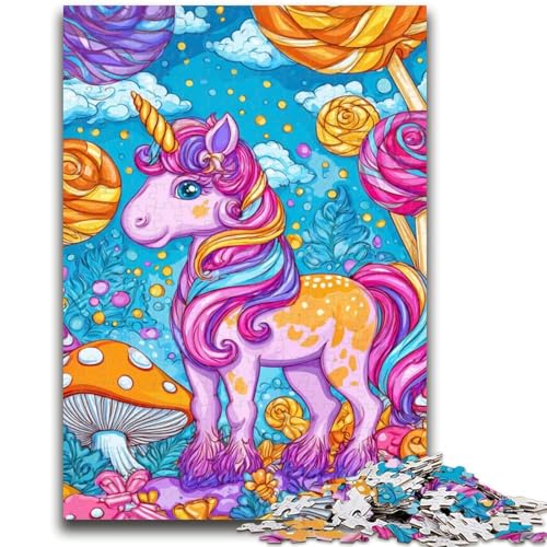 Puzzle 1000 Teile für Teenager, rosa Einhorn-Spielzeug, Denkspiel zur Heimdekoration, für Kinder ab 14 Jahren, 50x75cm Puzzle 1000 Teile für Teenager, rosa Einhorn-Spielzeug, Denkspiel zur Heimdekoration, für Kinder ab 14 Jahren, 50x75cm von LYXIANY