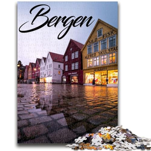 Puzzle 1000 Teile für Teenager Bergen ab 14 Jahren, Quizspiel, Spaß für zu Hause, Geburtstagsgeschenk, Reisegeschenk (Größe 38x26cm) von LYXIANY